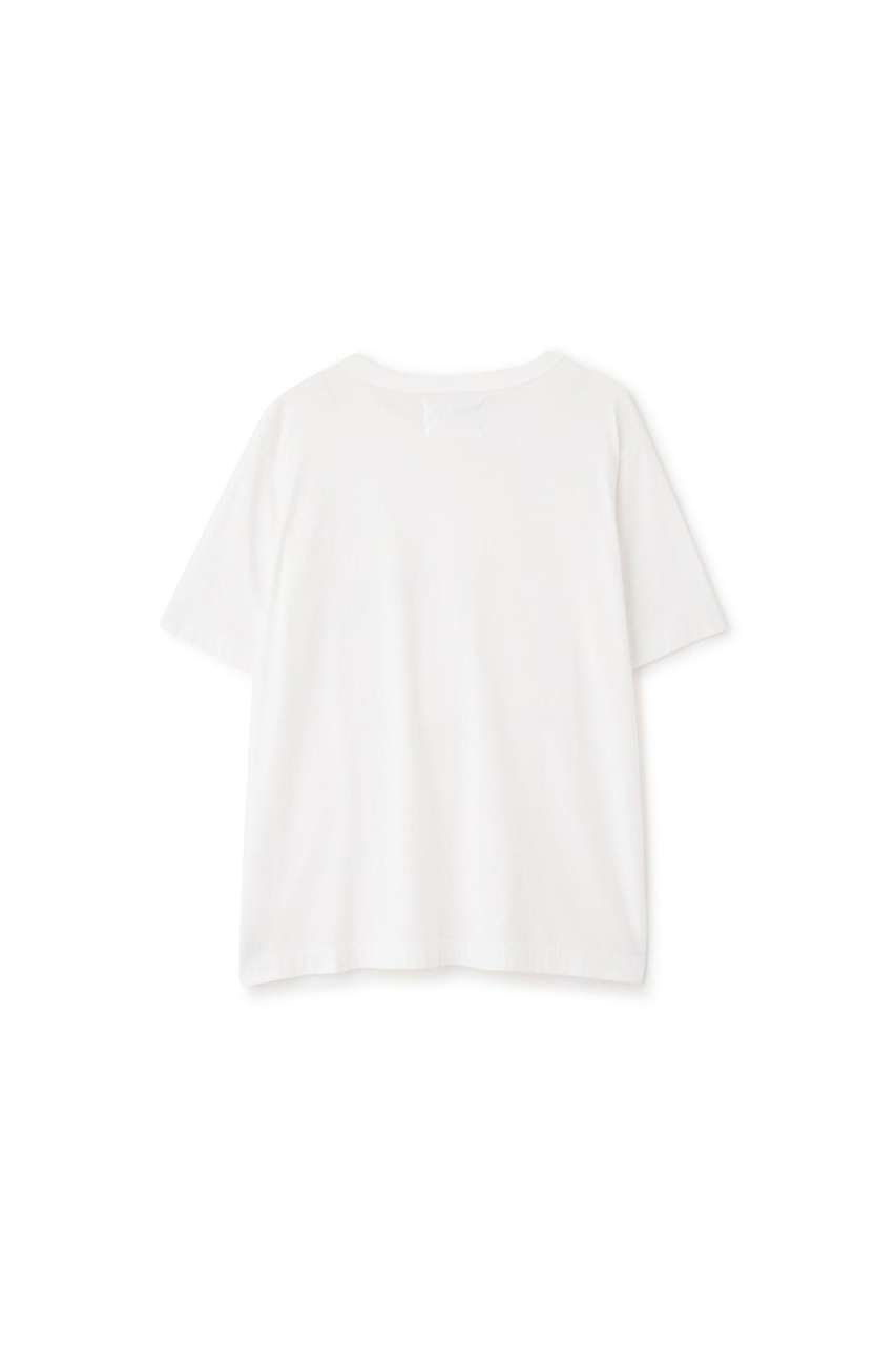 【その他のブランド/Other】のPRINTED COTTON JERSEY TOP 人気、トレンドファッション・服の通販 founy(ファニー) 　ファッション　Fashion　レディースファッション　Fashion for Women　トップス・カットソー　Cut & Sew Tops　シャツ・ブラウス・オフィスカジュアル　Elegant Blouses & Button-Ups　ロングTシャツ・Tシャツ　Longline T-Shirts & Tees　カットソー・ベーシックTシャツ　Cut-and-Sewn Tops / Stretch Tees & Basics　ショート　Short, Short Length　スリーブ　Sleeve, Long Sleeve / Short Sleeve　プリント　Print, Printed Pattern　ポケット　Pocket, Pocket Detail　other-2|ID: prp329100004932913 ipo3291000000037025777