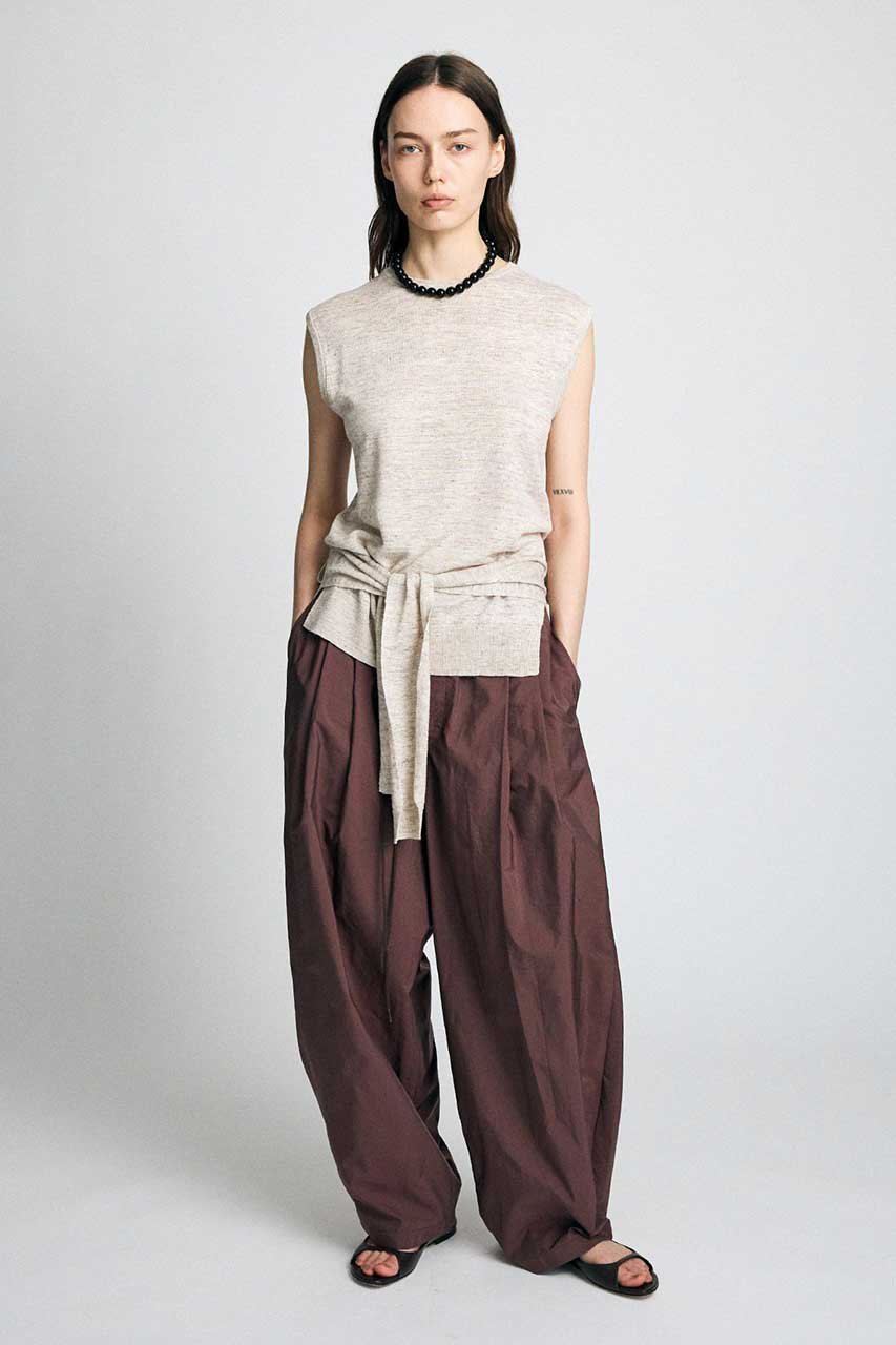 【ブリル/BRILL】のリネンノースリーブプルオーバー 人気、トレンドファッション・服の通販 founy(ファニー) 　ファッション　Fashion　レディースファッション　Fashion for Women　トップス・カットソー　Cut & Sew Tops　キャミソール&ノースリーブ　Camisoles & Sleeveless Tops　シャツ・ブラウス・オフィスカジュアル　Elegant Blouses & Button-Ups　ロングTシャツ・Tシャツ　Longline T-Shirts & Tees　カジュアルプルオーバー・ニットトップス　Pullovers & Knit Tops / Casual Pullovers　カットソー・ベーシックTシャツ　Cut-and-Sewn Tops / Stretch Tees & Basics　イタリア　Italy　キャミソール　Camisole, Spaghetti Strap Top　シンプル　Simple, Minimal　タンク　Tank Top, Sleeveless Top　ノースリーブ　Sleeveless, No-Sleeve　リネン　Linen, Linen Fabric　エレガント 上品　Elegant　新作・新入荷　New Arrivals / New In　other-6|ID: prp329100004932916 ipo3291000000037025798