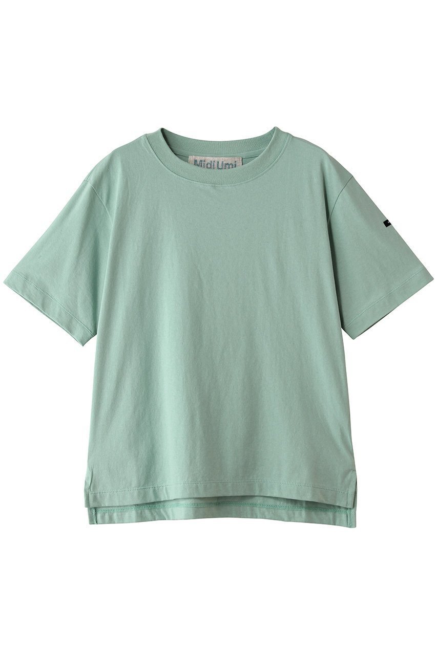 【ミディウミ/MidiUmi】のbasic T shirt シャツ インテリア・キッズ・メンズ・レディースファッション・服の通販 founy(ファニー) 　ファッション　Fashion　レディースファッション　Fashion for Women　トップス・カットソー　Cut & Sew Tops　シャツ・ブラウス・オフィスカジュアル　Elegant Blouses & Button-Ups　ロングTシャツ・Tシャツ　Longline T-Shirts & Tees　カットソー・ベーシックTシャツ　Cut-and-Sewn Tops / Stretch Tees & Basics　インナー　Innerwear　ショート　Short, Short Length　シンプル　Simple, Minimal　スリーブ　Sleeve, Long Sleeve / Short Sleeve　新作・新入荷　New Arrivals / New In　green|ID: prp329100004932929 ipo3291000000037025930