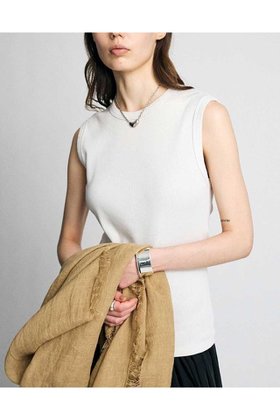 【ブリル/BRILL】の【raspail】リブノースリプルオーバー 人気、トレンドファッション・服の通販 founy(ファニー) ファッション Fashion レディースファッション Fashion for Women トップス・カットソー Cut & Sew Tops キャミソール&ノースリーブ Camisoles & Sleeveless Tops シャツ・ブラウス・オフィスカジュアル Elegant Blouses & Button-Ups ロングTシャツ・Tシャツ Longline T-Shirts & Tees カジュアルプルオーバー・ニットトップス Pullovers & Knit Tops / Casual Pullovers カットソー・ベーシックTシャツ Cut-and-Sewn Tops / Stretch Tees & Basics なめらか Smooth, Silky Texture キャミソール Camisole, Spaghetti Strap Top タンク Tank Top, Sleeveless Top テレコ Ribbed, Rib Stitch ノースリーブ Sleeveless, No-Sleeve |ID:prp329100004932934