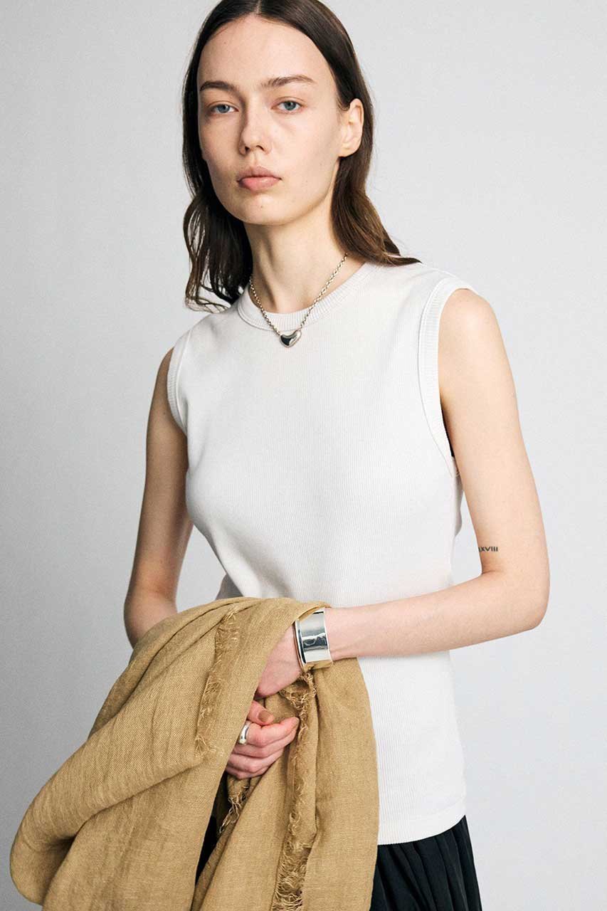 【ブリル/BRILL】の【raspail】リブノースリプルオーバー 人気、トレンドファッション・服の通販 founy(ファニー) 　ファッション　Fashion　レディースファッション　Fashion for Women　トップス・カットソー　Cut & Sew Tops　キャミソール&ノースリーブ　Camisoles & Sleeveless Tops　シャツ・ブラウス・オフィスカジュアル　Elegant Blouses & Button-Ups　ロングTシャツ・Tシャツ　Longline T-Shirts & Tees　カジュアルプルオーバー・ニットトップス　Pullovers & Knit Tops / Casual Pullovers　カットソー・ベーシックTシャツ　Cut-and-Sewn Tops / Stretch Tees & Basics　なめらか　Smooth, Silky Texture　キャミソール　Camisole, Spaghetti Strap Top　タンク　Tank Top, Sleeveless Top　テレコ　Ribbed, Rib Stitch　ノースリーブ　Sleeveless, No-Sleeve　新作・新入荷　New Arrivals / New In　 other-1|ID: prp329100004932934 ipo3291000000037025942