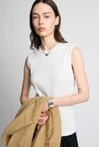 【ブリル/BRILL】の【raspail】リブノースリプルオーバー 人気、トレンドファッション・服の通販 founy(ファニー) ファッション Fashion レディースファッション Fashion for Women トップス・カットソー Cut & Sew Tops キャミソール&ノースリーブ Camisoles & Sleeveless Tops シャツ・ブラウス・オフィスカジュアル Elegant Blouses & Button-Ups ロングTシャツ・Tシャツ Longline T-Shirts & Tees カジュアルプルオーバー・ニットトップス Pullovers & Knit Tops / Casual Pullovers カットソー・ベーシックTシャツ Cut-and-Sewn Tops / Stretch Tees & Basics なめらか Smooth, Silky Texture キャミソール Camisole, Spaghetti Strap Top タンク Tank Top, Sleeveless Top テレコ Ribbed, Rib Stitch ノースリーブ Sleeveless, No-Sleeve 新作・新入荷 New Arrivals / New In thumbnail ホワイト|ID: prp329100004932934 ipo3291000000037025944