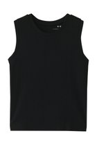 【スリー ドッツ/three dots】のファウンデーションコットン ベーシックタンク ブラック|ID: prp329100004932937 ipo3291000000037025971