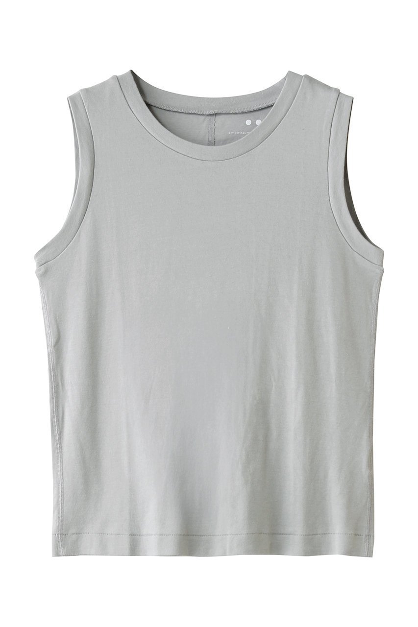 【スリー ドッツ/three dots】のファウンデーションコットン ベーシックタンク インテリア・キッズ・メンズ・レディースファッション・服の通販 founy(ファニー) 　ファッション　Fashion　レディースファッション　Fashion for Women　トップス・カットソー　Cut & Sew Tops　キャミソール&ノースリーブ　Camisoles & Sleeveless Tops　シャツ・ブラウス・オフィスカジュアル　Elegant Blouses & Button-Ups　ロングTシャツ・Tシャツ　Longline T-Shirts & Tees　カットソー・ベーシックTシャツ　Cut-and-Sewn Tops / Stretch Tees & Basics　おすすめ　Recommended / Our Picks　インナー　Innerwear　キャミソール　Camisole, Spaghetti Strap Top　シンプル　Simple, Minimal　タンク　Tank Top, Sleeveless Top　ベーシック　Basic, Essential　エレガント 上品　Elegant　再入荷　Restock / Back in Stock　グレー|ID: prp329100004932937 ipo3291000000037025974