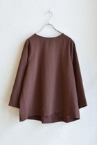 【レリル/lelill】のハイテクシアーBASIC BLOUSE 人気、トレンドファッション・服の通販 founy(ファニー) ファッション Fashion レディースファッション Fashion for Women トップス・カットソー Cut & Sew Tops シャツ・ブラウス・オフィスカジュアル Elegant Blouses & Button-Ups ウォッシャブル Machine Washable シアー Sheer, See-Through スリット Slit, Slit Detail スリーブ Sleeve, Long Sleeve / Short Sleeve ビッグ Big, Oversized リボン Ribbon, Bow ロング Long, Long-Length 夏 Summer 新作・新入荷 New Arrivals / New In 長袖 Long Sleeve, Full Sleeve thumbnail ブラウン|ID: prp329100004932946 ipo3291000000037026057