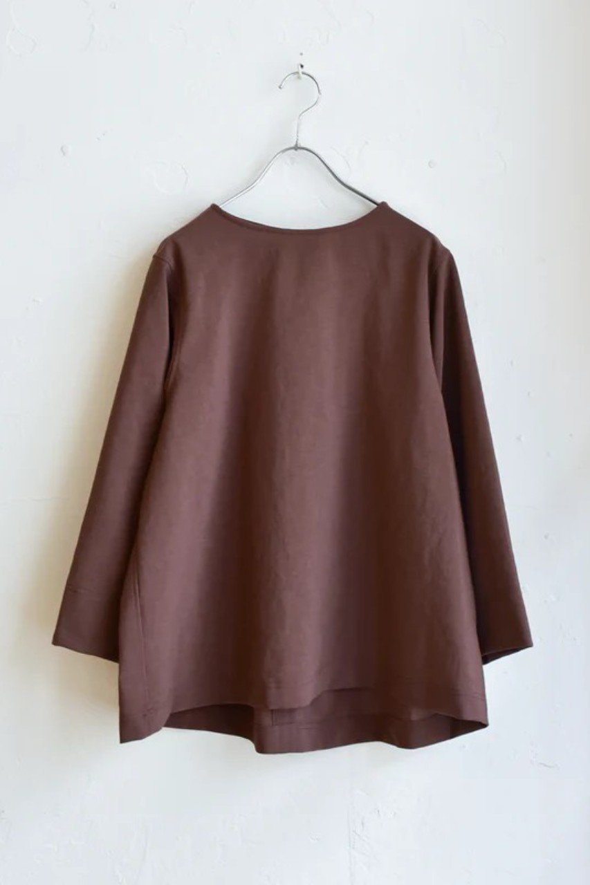 【レリル/lelill】のハイテクシアーBASIC BLOUSE インテリア・キッズ・メンズ・レディースファッション・服の通販 founy(ファニー) 　ファッション　Fashion　レディースファッション　Fashion for Women　トップス・カットソー　Cut & Sew Tops　シャツ・ブラウス・オフィスカジュアル　Elegant Blouses & Button-Ups　ウォッシャブル　Machine Washable　シアー　Sheer, See-Through　スリット　Slit, Slit Detail　スリーブ　Sleeve, Long Sleeve / Short Sleeve　ビッグ　Big, Oversized　リボン　Ribbon, Bow　ロング　Long, Long-Length　夏　Summer　新作・新入荷　New Arrivals / New In　長袖　Long Sleeve, Full Sleeve　ブラウン|ID: prp329100004932946 ipo3291000000037026057