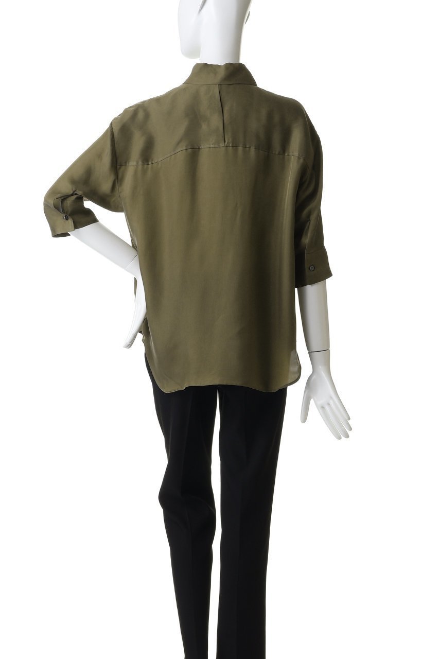 【マルティニーク/martinique】のシルキーキュプラオーバーサイズスリーブシャツ(セットアップ可) 人気、トレンドファッション・服の通販 founy(ファニー) 　ファッション　Fashion　レディースファッション　Fashion for Women　トップス・カットソー　Cut & Sew Tops　シャツ・ブラウス・オフィスカジュアル　Elegant Blouses & Button-Ups　おすすめ　Recommended / Our Picks　とろみ　Fluid, Flowy Fabric　キュプラ　Cupro, Eco Fabric　ショート　Short, Short Length　シルク　Silk, 100% Silk　スリット　Slit, Slit Detail　スリーブ　Sleeve, Long Sleeve / Short Sleeve　セットアップ　Set-Up, Coordinated Outfit　ロング　Long, Long-Length　新作・新入荷　New Arrivals / New In　春　Spring　秋　Autumn　other-4|ID: prp329100004932948 ipo3291000000037026083