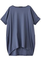 【ミズイロ インド/mizuiro ind】のboat neck cocoon P/O プルオーバー 人気、トレンドファッション・服の通販 founy(ファニー) ファッション Fashion レディースファッション Fashion for Women トップス・カットソー Cut & Sew Tops シャツ・ブラウス・オフィスカジュアル Elegant Blouses & Button-Ups カジュアルプルオーバー・ニットトップス Pullovers & Knit Tops / Casual Pullovers ショート Short, Short Length スリーブ Sleeve, Long Sleeve / Short Sleeve ボトム Bottoms, Lower Wear リラックス Relax, Relaxed Fit thumbnail blue|ID: prp329100004932950 ipo3291000000037026105
