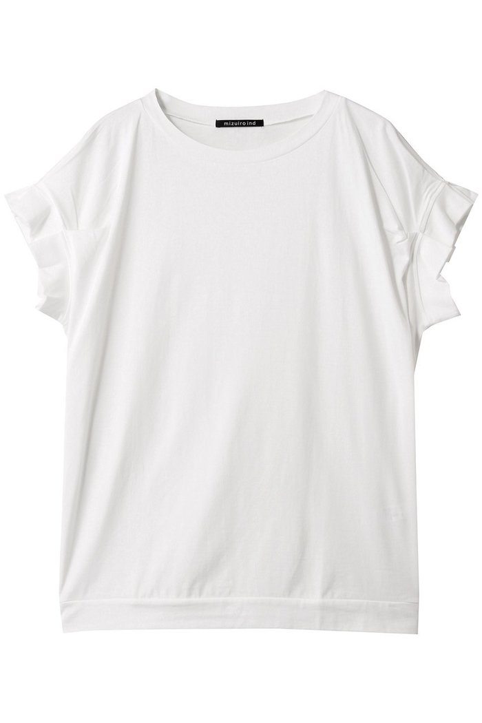 【ミズイロ インド/mizuiro ind】のfrill slv crew neck P/O プルオーバー インテリア・キッズ・メンズ・レディースファッション・服の通販 founy(ファニー) https://founy.com/ ファッション Fashion レディースファッション Fashion for Women トップス・カットソー Cut & Sew Tops シャツ・ブラウス・オフィスカジュアル Elegant Blouses & Button-Ups カジュアルプルオーバー・ニットトップス Pullovers & Knit Tops / Casual Pullovers ショート Short, Short Length シンプル Simple, Minimal スリーブ Sleeve, Long Sleeve / Short Sleeve フェミニン Feminine, Girly フリル Frill, Ruffle 夏 Summer 春 Spring S/S・春夏 SS, Spring/Summer, Warm Season |ID: prp329100004932955 ipo3291000000037026135