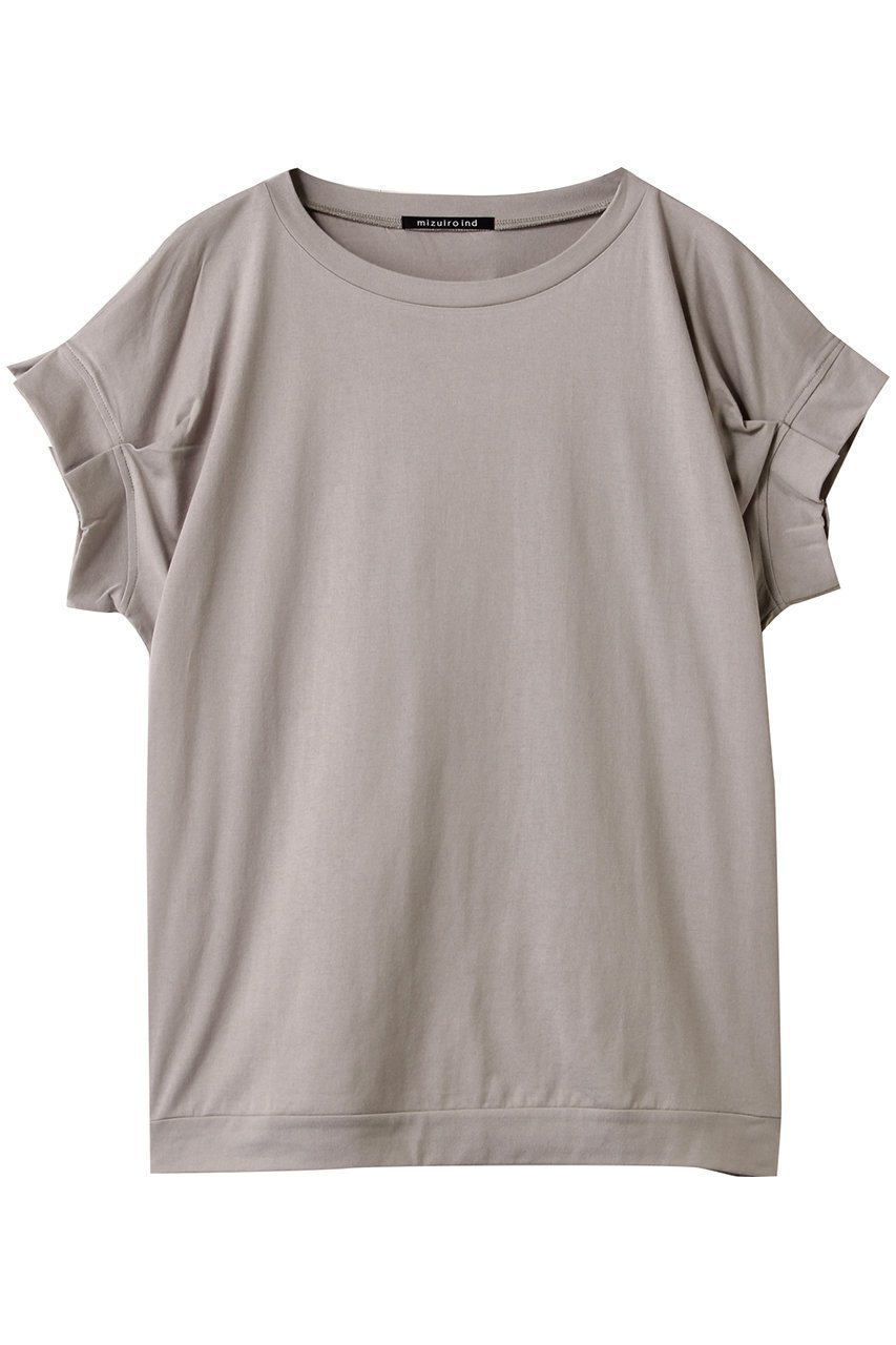 【ミズイロ インド/mizuiro ind】のfrill slv crew neck P/O プルオーバー インテリア・キッズ・メンズ・レディースファッション・服の通販 founy(ファニー) 　ファッション　Fashion　レディースファッション　Fashion for Women　トップス・カットソー　Cut & Sew Tops　シャツ・ブラウス・オフィスカジュアル　Elegant Blouses & Button-Ups　カジュアルプルオーバー・ニットトップス　Pullovers & Knit Tops / Casual Pullovers　ショート　Short, Short Length　シンプル　Simple, Minimal　スリーブ　Sleeve, Long Sleeve / Short Sleeve　フェミニン　Feminine, Girly　フリル　Frill, Ruffle　夏　Summer　春　Spring　S/S・春夏　SS, Spring/Summer, Warm Season　l.gray|ID: prp329100004932955 ipo3291000000037026140