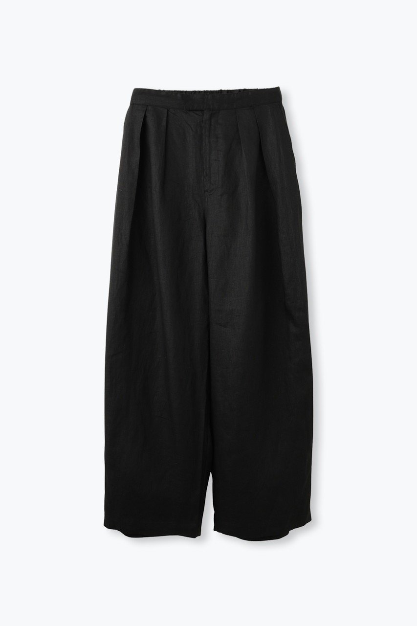 【レリル/lelill】のリネンスーパーワイドパンツ インテリア・キッズ・メンズ・レディースファッション・服の通販 founy(ファニー) 　ファッション　Fashion　レディースファッション　Fashion for Women　パンツ　Pants & Trousers　リネン　Linen, Linen Fabric　ワイド　Wide, Wide Fit　ビジネス 仕事 通勤　Business / Work / Commuting　定番　Standard, Basic Item　新作・新入荷　New Arrivals / New In　ブラック|ID: prp329100004932961 ipo3291000000037026177