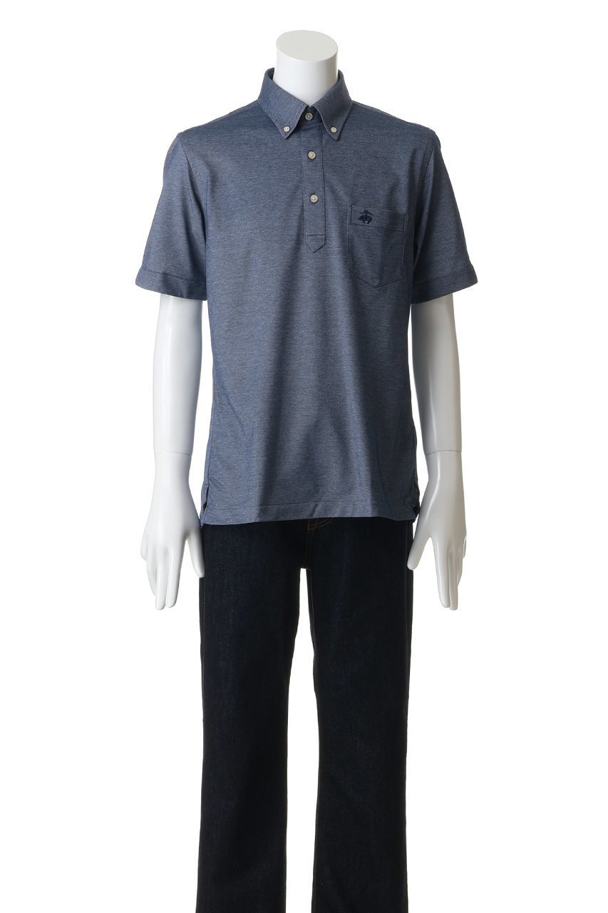 【ブルックス ブラザーズ/Brooks Brothers / MEN】の【MEN】コットン/ポリエステルピケ GFロゴ ポケット ポロシャツ 人気、トレンドファッション・服の通販 founy(ファニー) 　ファッション　Fashion　メンズファッション　Fashion for Men　トップス・カットソー　Cut & Sew Tops　メンズシャツ　Shirts　ポロシャツ / きれいめカジュアルスタイル　Polo Shirts　おすすめ　Recommended / Our Picks　ショート　Short, Short Length　スリーブ　Sleeve, Long Sleeve / Short Sleeve　ダウン　Down, Puffer　ビジネス 仕事 通勤　Business / Work / Commuting　ポケット　Pocket, Pocket Detail　ポロシャツ　Polo Shirt, Collared Tee　エレガント 上品　Elegant　新作・新入荷　New Arrivals / New In　other-2|ID: prp329100004932981 ipo3291000000037026324