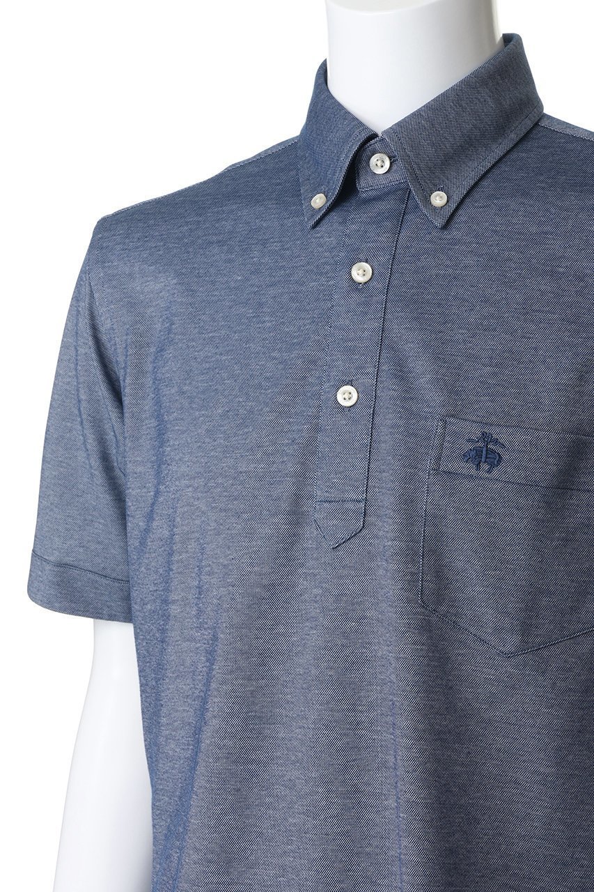 【ブルックス ブラザーズ/Brooks Brothers / MEN】の【MEN】コットン/ポリエステルピケ GFロゴ ポケット ポロシャツ 人気、トレンドファッション・服の通販 founy(ファニー) 　ファッション　Fashion　メンズファッション　Fashion for Men　トップス・カットソー　Cut & Sew Tops　メンズシャツ　Shirts　ポロシャツ / きれいめカジュアルスタイル　Polo Shirts　おすすめ　Recommended / Our Picks　ショート　Short, Short Length　スリーブ　Sleeve, Long Sleeve / Short Sleeve　ダウン　Down, Puffer　ビジネス 仕事 通勤　Business / Work / Commuting　ポケット　Pocket, Pocket Detail　ポロシャツ　Polo Shirt, Collared Tee　エレガント 上品　Elegant　新作・新入荷　New Arrivals / New In　other-5|ID: prp329100004932981 ipo3291000000037026327