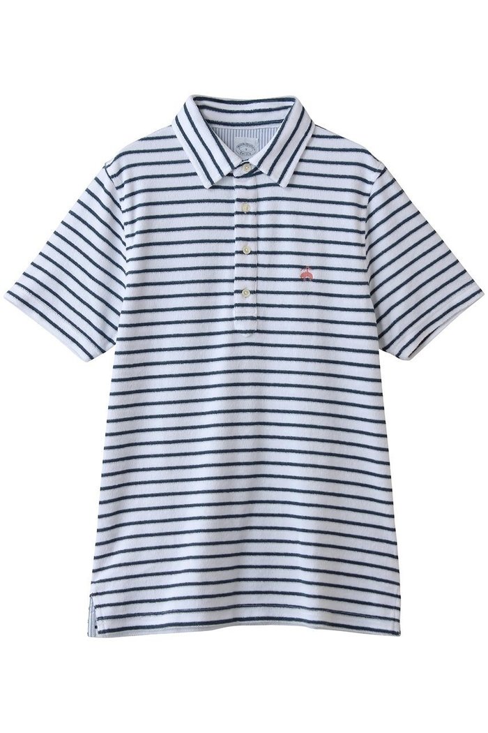 【ブルックス ブラザーズ/Brooks Brothers / MEN】の【MEN】コットン/ポリエステル GFロゴ テリークロス ストライプ ポロシャツ インテリア・キッズ・メンズ・レディースファッション・服の通販 founy(ファニー) https://founy.com/ ファッション Fashion メンズファッション Fashion for Men トップス・カットソー Cut & Sew Tops メンズシャツ Shirts ポロシャツ / きれいめカジュアルスタイル Polo Shirts ゴルフ Golf ショート Short, Short Length ストライプ Stripe, Striped Pattern スポーツ Sports, Activewear スリーブ Sleeve, Long Sleeve / Short Sleeve ハーフ Half, Half-Length ポロシャツ Polo Shirt, Collared Tee 吸水 Absorbent, Quick-Dry 新作・新入荷 New Arrivals / New In |ID: prp329100004932983 ipo3291000000037026329