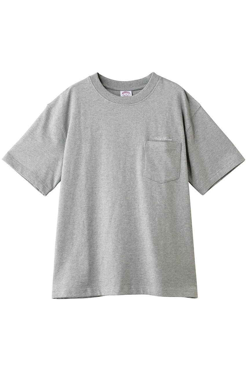 【ブルックス ブラザーズ/Brooks Brothers / MEN】の【MEN】 オンラインストア限定 USAコットンジャージー ヘビーウェイト ミニロゴ ポケットTシャツ インテリア・キッズ・メンズ・レディースファッション・服の通販 founy(ファニー) 　ファッション　Fashion　メンズファッション　Fashion for Men　トップス・カットソー　Cut & Sew Tops　メンズシャツ　Shirts　エレガント 上品　Elegant　クラシック　Classic, Timeless Style　ショート　Short, Short Length　スリーブ　Sleeve, Long Sleeve / Short Sleeve　パッチ　Patch, Appliqué　ポケット　Pocket, Pocket Detail　ワンポイント　One Point, Statement Accent　新作・新入荷　New Arrivals / New In　グレー|ID: prp329100004932997 ipo3291000000037026409