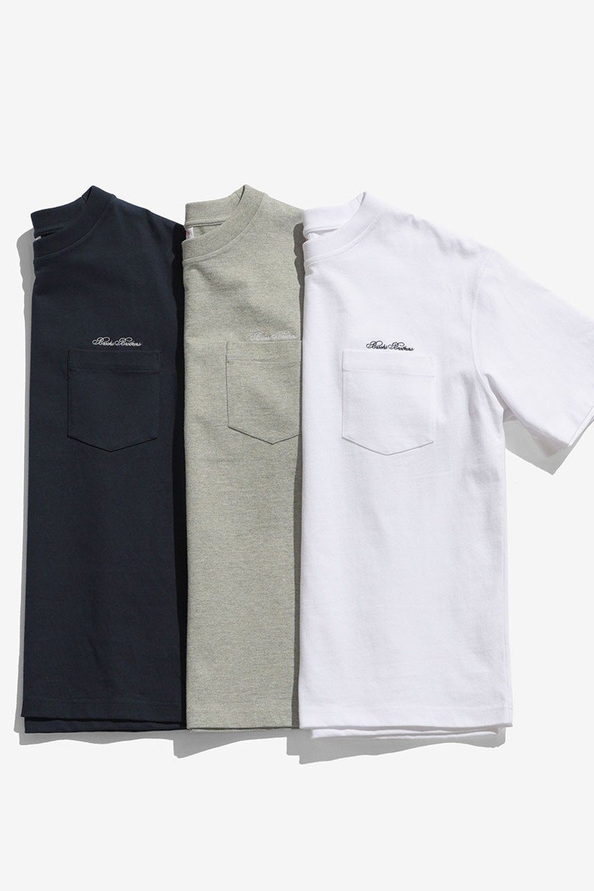 【ブルックス ブラザーズ/Brooks Brothers / MEN】の【MEN】 オンラインストア限定 USAコットンジャージー ヘビーウェイト ミニロゴ ポケットTシャツ 人気、トレンドファッション・服の通販 founy(ファニー) 　ファッション　Fashion　メンズファッション　Fashion for Men　トップス・カットソー　Cut & Sew Tops　メンズシャツ　Shirts　エレガント 上品　Elegant　クラシック　Classic, Timeless Style　ショート　Short, Short Length　スリーブ　Sleeve, Long Sleeve / Short Sleeve　パッチ　Patch, Appliqué　ポケット　Pocket, Pocket Detail　ワンポイント　One Point, Statement Accent　新作・新入荷　New Arrivals / New In　other-6|ID: prp329100004932997 ipo3291000000037026416