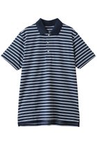 【ブルックス ブラザーズ/Brooks Brothers / MEN】の【MEN】Performance Series ポリエステルブレンド ストレッチジャージー BB#1ストライプ ゴルフポロシャツ ネイビー|ID: prp329100004933001 ipo3291000000037026439