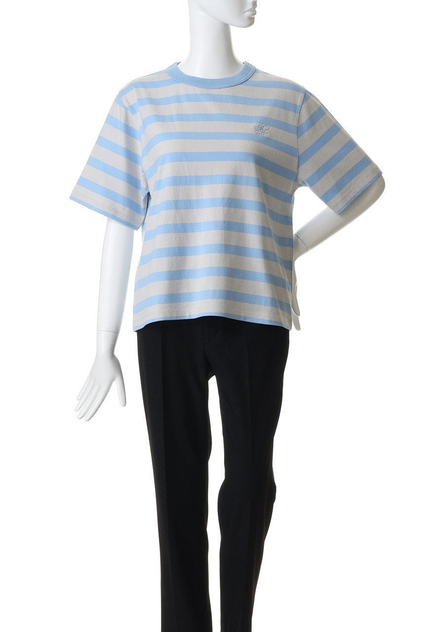 【ブルックス ブラザーズ/Brooks Brothers】の【Double B Collection】コットン BBロゴ マリナーストライプ ヘビーウェイトTシャツ 人気、トレンドファッション・服の通販 founy(ファニー) 　ファッション　Fashion　レディースファッション　Fashion for Women　トップス・カットソー　Cut & Sew Tops　シャツ・ブラウス・オフィスカジュアル　Elegant Blouses & Button-Ups　ロングTシャツ・Tシャツ　Longline T-Shirts & Tees　カットソー・ベーシックTシャツ　Cut-and-Sewn Tops / Stretch Tees & Basics　ショート　Short, Short Length　スリーブ　Sleeve, Long Sleeve / Short Sleeve　トレンド　Trend, Trending Now　定番　Standard, Basic Item　ハーフ　Half, Half-Length　メンズ　Men's, Menswear　ワンポイント　One Point, Statement Accent　新作・新入荷　New Arrivals / New In　other-2|ID: prp329100004933005 ipo3291000000037026466