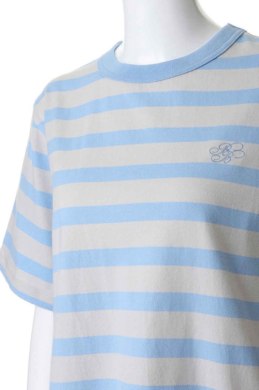 【ブルックス ブラザーズ/Brooks Brothers】の【Double B Collection】コットン BBロゴ マリナーストライプ ヘビーウェイトTシャツ 人気、トレンドファッション・服の通販 founy(ファニー) 　ファッション　Fashion　レディースファッション　Fashion for Women　トップス・カットソー　Cut & Sew Tops　シャツ・ブラウス・オフィスカジュアル　Elegant Blouses & Button-Ups　ロングTシャツ・Tシャツ　Longline T-Shirts & Tees　カットソー・ベーシックTシャツ　Cut-and-Sewn Tops / Stretch Tees & Basics　ショート　Short, Short Length　スリーブ　Sleeve, Long Sleeve / Short Sleeve　トレンド　Trend, Trending Now　定番　Standard, Basic Item　ハーフ　Half, Half-Length　メンズ　Men's, Menswear　ワンポイント　One Point, Statement Accent　新作・新入荷　New Arrivals / New In　other-5|ID: prp329100004933005 ipo3291000000037026469