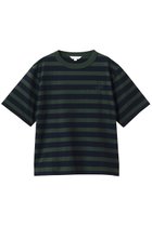 【ブルックス ブラザーズ/Brooks Brothers】の【Double B Collection】コットン BBロゴ マリナーストライプ ヘビーウェイトTシャツ グリーン系その他|ID: prp329100004933007 ipo3291000000037026478