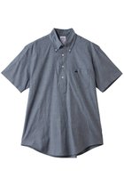 【ブルックス ブラザーズ/Brooks Brothers / MEN】の【MEN】コットンシャンブレー GFロゴ ショートスリーブ プルオーバーシャツ ブルー|ID: prp329100004933009 ipo3291000000037026485