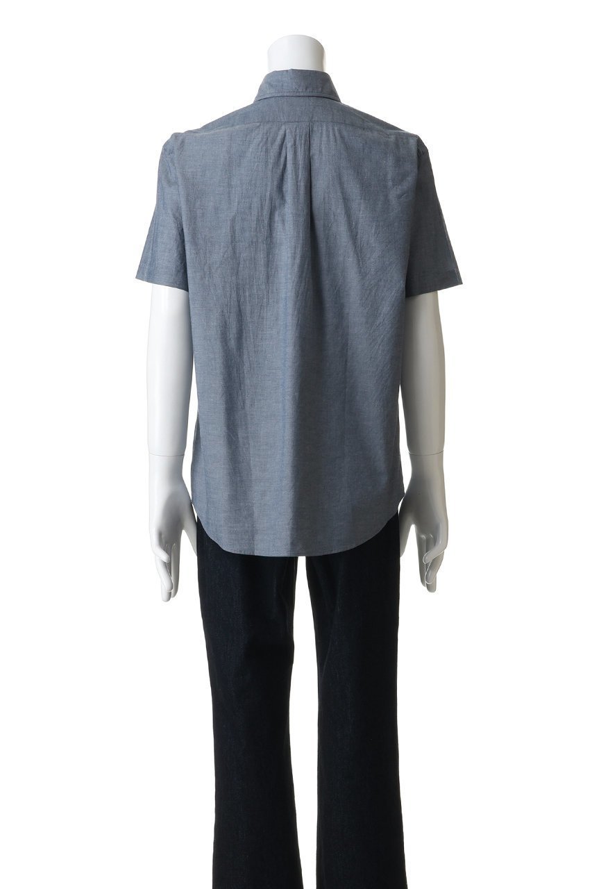 【ブルックス ブラザーズ/Brooks Brothers / MEN】の【MEN】コットンシャンブレー GFロゴ ショートスリーブ プルオーバーシャツ 人気、トレンドファッション・服の通販 founy(ファニー) 　ファッション　Fashion　メンズファッション　Fashion for Men　トップス・カットソー　Cut & Sew Tops　メンズシャツ　Shirts　おすすめ　Recommended / Our Picks　なめらか　Smooth, Silky Texture　インナー　Innerwear　ショート　Short, Short Length　シンプル　Simple, Minimal　ジャケット　Jacket, Outerwear　スリーブ　Sleeve, Long Sleeve / Short Sleeve　センター　Center, Center Line　ダウン　Down, Puffer　フロント　Front, Front Design　プリーツ　Pleats, Pleated　ボックス　Boxy, Box Shape　ポケット　Pocket, Pocket Detail　エレガント 上品　Elegant　半袖　Short Sleeve, Half Sleeve　定番　Standard, Basic Item　新作・新入荷　New Arrivals / New In　other-4|ID: prp329100004933009 ipo3291000000037026491