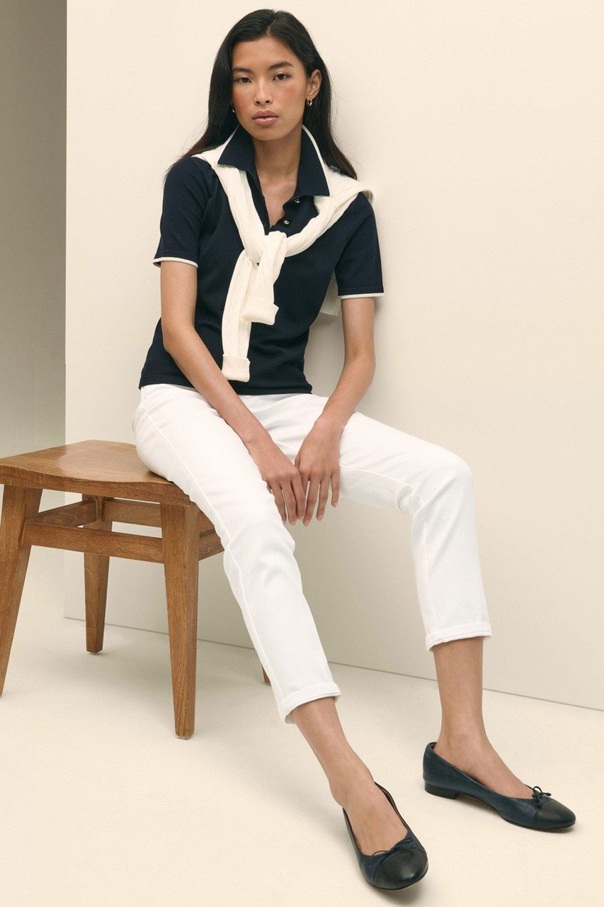 【ブルックス ブラザーズ/Brooks Brothers】のストレッチコットンブレンド 5ポケット デニムパンツ 人気、トレンドファッション・服の通販 founy(ファニー) 　ファッション　Fashion　レディースファッション　Fashion for Women　パンツ　Pants & Trousers　デニムパンツ・ジーンズ・美脚デニム　Denim Jeans & Pants　トップス・カットソー　Cut & Sew Tops　なめらか　Smooth, Silky Texture　コイン　Coin, Coin Design　ショート　Short, Short Length　ジーンズ　Jeans, Denim Pants　ストレッチ　Stretch, Stretchy Fabric　ストレート　Straight, Straight Cut　スリーブ　Sleeve, Long Sleeve / Short Sleeve　デニム　Denim, Jeans Material　フロント　Front, Front Design　ポケット　Pocket, Pocket Detail　モチーフ　Motif, Design Theme　新作・新入荷　New Arrivals / New In　other-7|ID: prp329100004933013 ipo3291000000037026534