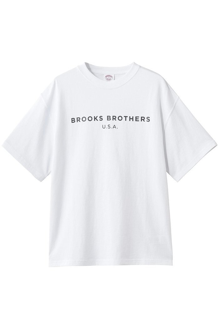【ブルックス ブラザーズ/Brooks Brothers】の【UNISEX】 オンラインストア限定 LOGO Series コットン ロゴプリント クルーネック Tシャツ インテリア・キッズ・メンズ・レディースファッション・服の通販 founy(ファニー) https://founy.com/ ファッション Fashion レディースファッション Fashion for Women トップス・カットソー Cut & Sew Tops シャツ・ブラウス・オフィスカジュアル Elegant Blouses & Button-Ups ロングTシャツ・Tシャツ Longline T-Shirts & Tees カットソー・ベーシックTシャツ Cut-and-Sewn Tops / Stretch Tees & Basics ユニセックス Unisex, Genderless おすすめ Recommended / Our Picks カーディガン Cardigan, Knitwear ショート Short, Short Length シンプル Simple, Minimal ジャケット Jacket, Outerwear スリーブ Sleeve, Long Sleeve / Short Sleeve プリント Print, Printed Pattern モダン Modern, Contemporary 新作・新入荷 New Arrivals / New In |ID: prp329100004933014 ipo3291000000037026536