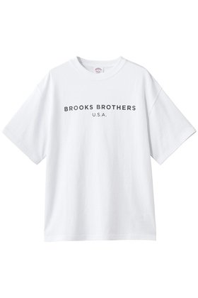 【ブルックス ブラザーズ/Brooks Brothers】の【UNISEX】 オンラインストア限定 LOGO Series コットン ロゴプリント クルーネック Tシャツ 大人の最旬トレンドファッション＆コーディネート founy(ファウニー) ファッション Fashion レディースファッション Fashion for Women トップス・カットソー Cut & Sew Tops シャツ・ブラウス・オフィスカジュアル Elegant Blouses & Button-Ups ロングTシャツ・Tシャツ Longline T-Shirts & Tees カットソー・ベーシックTシャツ Cut-and-Sewn Tops / Stretch Tees & Basics ユニセックス Unisex, Genderless おすすめ Recommended / Our Picks カーディガン Cardigan, Knitwear ショート Short, Short Length シンプル Simple, Minimal ジャケット Jacket, Outerwear スリーブ Sleeve, Long Sleeve / Short Sleeve プリント Print, Printed Pattern モダン Modern, Contemporary |ID:prp329100004933014