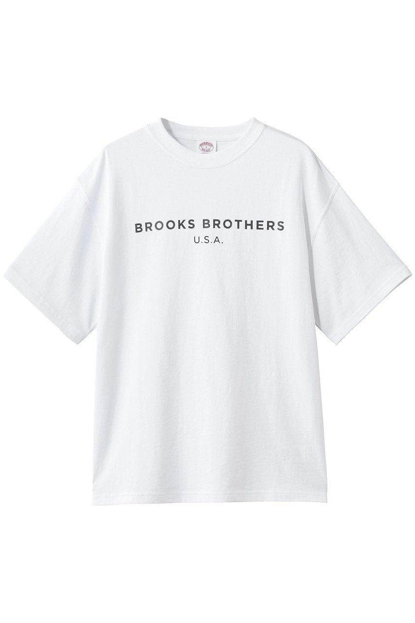 【ブルックス ブラザーズ/Brooks Brothers】の【UNISEX】 オンラインストア限定 LOGO Series コットン ロゴプリント クルーネック Tシャツ 人気、トレンドファッション・服の通販 founy(ファニー) 　ファッション　Fashion　レディースファッション　Fashion for Women　トップス・カットソー　Cut & Sew Tops　シャツ・ブラウス・オフィスカジュアル　Elegant Blouses & Button-Ups　ロングTシャツ・Tシャツ　Longline T-Shirts & Tees　カットソー・ベーシックTシャツ　Cut-and-Sewn Tops / Stretch Tees & Basics　ユニセックス　Unisex, Genderless　おすすめ　Recommended / Our Picks　カーディガン　Cardigan, Knitwear　ショート　Short, Short Length　シンプル　Simple, Minimal　ジャケット　Jacket, Outerwear　スリーブ　Sleeve, Long Sleeve / Short Sleeve　プリント　Print, Printed Pattern　モダン　Modern, Contemporary　新作・新入荷　New Arrivals / New In　 other-1|ID: prp329100004933014 ipo3291000000037026536