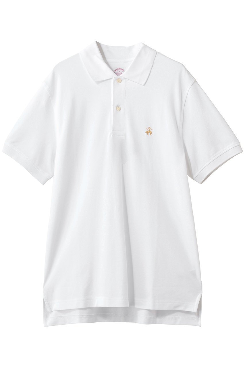 【ブルックス ブラザーズ/Brooks Brothers / MEN】の【MEN】スーピマコットンストレッチ ピケ GFロゴ ポロシャツ Original Fit インテリア・キッズ・メンズ・レディースファッション・服の通販 founy(ファニー) 　ファッション　Fashion　メンズファッション　Fashion for Men　トップス・カットソー　Cut & Sew Tops　メンズシャツ　Shirts　ポロシャツ / きれいめカジュアルスタイル　Polo Shirts　ショート　Short, Short Length　スリーブ　Sleeve, Long Sleeve / Short Sleeve　フィット　Fit, Slim Fit　ベーシック　Basic, Essential　ポロシャツ　Polo Shirt, Collared Tee　リラックス　Relax, Relaxed Fit　半袖　Short Sleeve, Half Sleeve　新作・新入荷　New Arrivals / New In　ホワイト|ID: prp329100004933018 ipo3291000000037026572