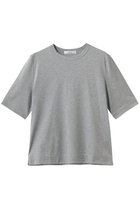 【エブール/ebure】の【4/24 0:00販売開始】ナチュラルファンクションスムース 5分袖コンパクトTシャツ 人気、トレンドファッション・服の通販 founy(ファニー) ファッション Fashion レディースファッション Fashion for Women トップス・カットソー Cut & Sew Tops シャツ・ブラウス・オフィスカジュアル Elegant Blouses & Button-Ups ロングTシャツ・Tシャツ Longline T-Shirts & Tees カットソー・ベーシックTシャツ Cut-and-Sewn Tops / Stretch Tees & Basics コンパクト Compact, Small Size ショート Short, Short Length スリーブ Sleeve, Long Sleeve / Short Sleeve バランス Balance, Style Balance エレガント 上品 Elegant 夏 Summer 定番 Standard, Basic Item 新作・新入荷 New Arrivals / New In thumbnail トップグレー|ID: prp329100004933024 ipo3291000000037026607