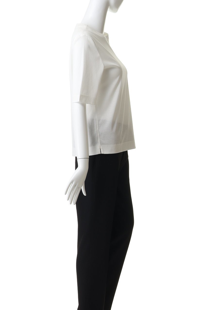 【エブール/ebure】の【4/24 0:00販売開始】ナチュラルファンクションスムース 5分袖コンパクトTシャツ 人気、トレンドファッション・服の通販 founy(ファニー) 　ファッション　Fashion　レディースファッション　Fashion for Women　トップス・カットソー　Cut & Sew Tops　シャツ・ブラウス・オフィスカジュアル　Elegant Blouses & Button-Ups　ロングTシャツ・Tシャツ　Longline T-Shirts & Tees　カットソー・ベーシックTシャツ　Cut-and-Sewn Tops / Stretch Tees & Basics　コンパクト　Compact, Small Size　ショート　Short, Short Length　スリーブ　Sleeve, Long Sleeve / Short Sleeve　バランス　Balance, Style Balance　エレガント 上品　Elegant　夏　Summer　定番　Standard, Basic Item　新作・新入荷　New Arrivals / New In　other-3|ID: prp329100004933024 ipo3291000000037026610