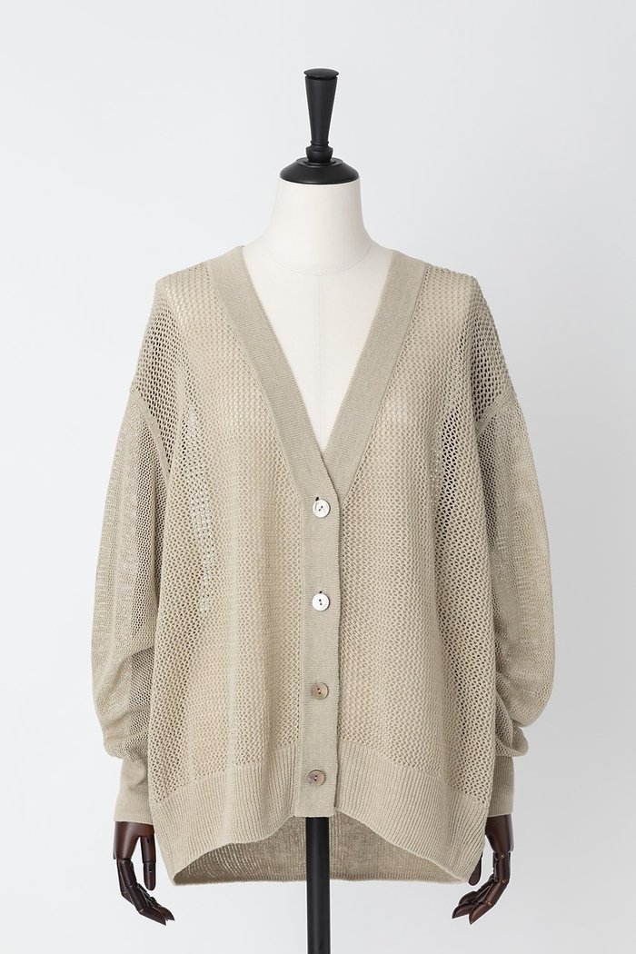 【オーヴィル/EAUVIRE】のワイドカーディガン インテリア・キッズ・メンズ・レディースファッション・服の通販 founy(ファニー) https://founy.com/ ファッション Fashion レディースファッション Fashion for Women トップス・カットソー Cut & Sew Tops カーディガン・羽織り Layered Style Cardigans シャツ・ブラウス・オフィスカジュアル Elegant Blouses & Button-Ups ロングTシャツ・Tシャツ Longline T-Shirts & Tees カットソー・ベーシックTシャツ Cut-and-Sewn Tops / Stretch Tees & Basics カーディガン Cardigan, Knitwear フィット Fit, Slim Fit ミックス Mix, Mixed Style メッシュ Mesh, Net Fabric リネン Linen, Linen Fabric ワイド Wide, Wide Fit 再入荷 Restock / Back in Stock |ID: prp329100004933026 ipo3291000000037026615