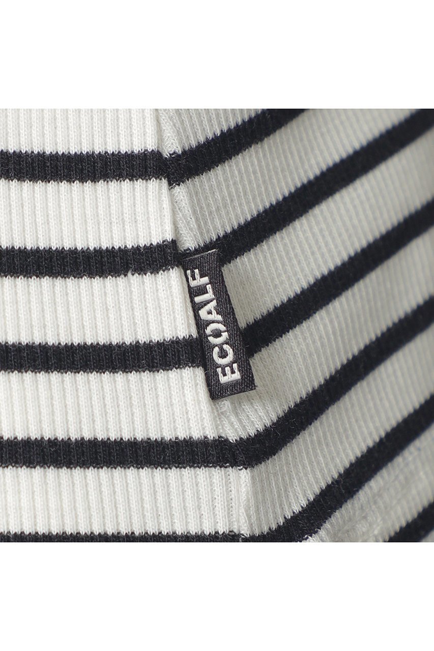 【エコアルフ/ECOALF】のFARO ロングTシャツ / FARO LONG T-SHIRT WOMAN 人気、トレンドファッション・服の通販 founy(ファニー) 　ファッション　Fashion　レディースファッション　Fashion for Women　トップス・カットソー　Cut & Sew Tops　シャツ・ブラウス・オフィスカジュアル　Elegant Blouses & Button-Ups　ロングTシャツ・Tシャツ　Longline T-Shirts & Tees　カットソー・ベーシックTシャツ　Cut-and-Sewn Tops / Stretch Tees & Basics　なめらか　Smooth, Silky Texture　ストライプ　Stripe, Striped Pattern　スリム　Slim, Slim Fit　スリーブ　Sleeve, Long Sleeve / Short Sleeve　ファブリック　Fabric, Textile　フィット　Fit, Slim Fit　フロント　Front, Front Design　ベーシック　Basic, Essential　ラウンド　Round, Round Neck　ロング　Long, Long-Length　新作・新入荷　New Arrivals / New In　other-6|ID: prp329100004933034 ipo3291000000037026681