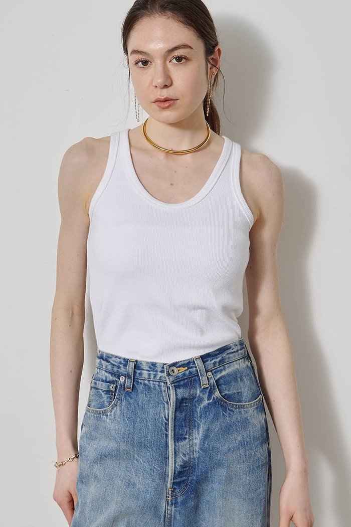 【ウィムガゼット/Whim Gazette】のヴィンテージテレコタンク インテリア・キッズ・メンズ・レディースファッション・服の通販 founy(ファニー) https://founy.com/ ファッション Fashion レディースファッション Fashion for Women トップス・カットソー Cut & Sew Tops キャミソール&ノースリーブ Camisoles & Sleeveless Tops シャツ・ブラウス・オフィスカジュアル Elegant Blouses & Button-Ups ロングTシャツ・Tシャツ Longline T-Shirts & Tees カットソー・ベーシックTシャツ Cut-and-Sewn Tops / Stretch Tees & Basics キャミソール Camisole, Spaghetti Strap Top コンパクト Compact, Small Size タンク Tank Top, Sleeveless Top テレコ Ribbed, Rib Stitch ベーシック Basic, Essential ヴィンテージ Vintage Style エレガント 上品 Elegant |ID: prp329100004933038 ipo3291000000037026695