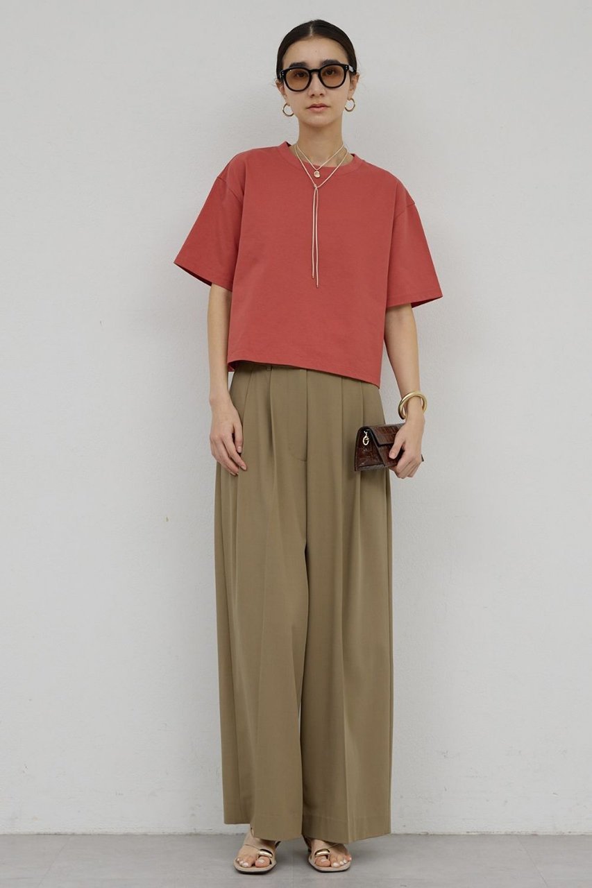 【ガリャルダガランテ/GALLARDAGALANTE】のクロップドTee 人気、トレンドファッション・服の通販 founy(ファニー) 　ファッション　Fashion　レディースファッション　Fashion for Women　トップス・カットソー　Cut & Sew Tops　シャツ・ブラウス・オフィスカジュアル　Elegant Blouses & Button-Ups　ロングTシャツ・Tシャツ　Longline T-Shirts & Tees　カットソー・ベーシックTシャツ　Cut-and-Sewn Tops / Stretch Tees & Basics　インナー　Innerwear　カットソー　Cut and Sewn Top　クロップド　Cropped, Short Length　コンパクト　Compact, Small Size　ショート　Short, Short Length　スリーブ　Sleeve, Long Sleeve / Short Sleeve　バランス　Balance, Style Balance　フィット　Fit, Slim Fit　新作・新入荷　New Arrivals / New In　other-2|ID: prp329100004933042 ipo3291000000037026738