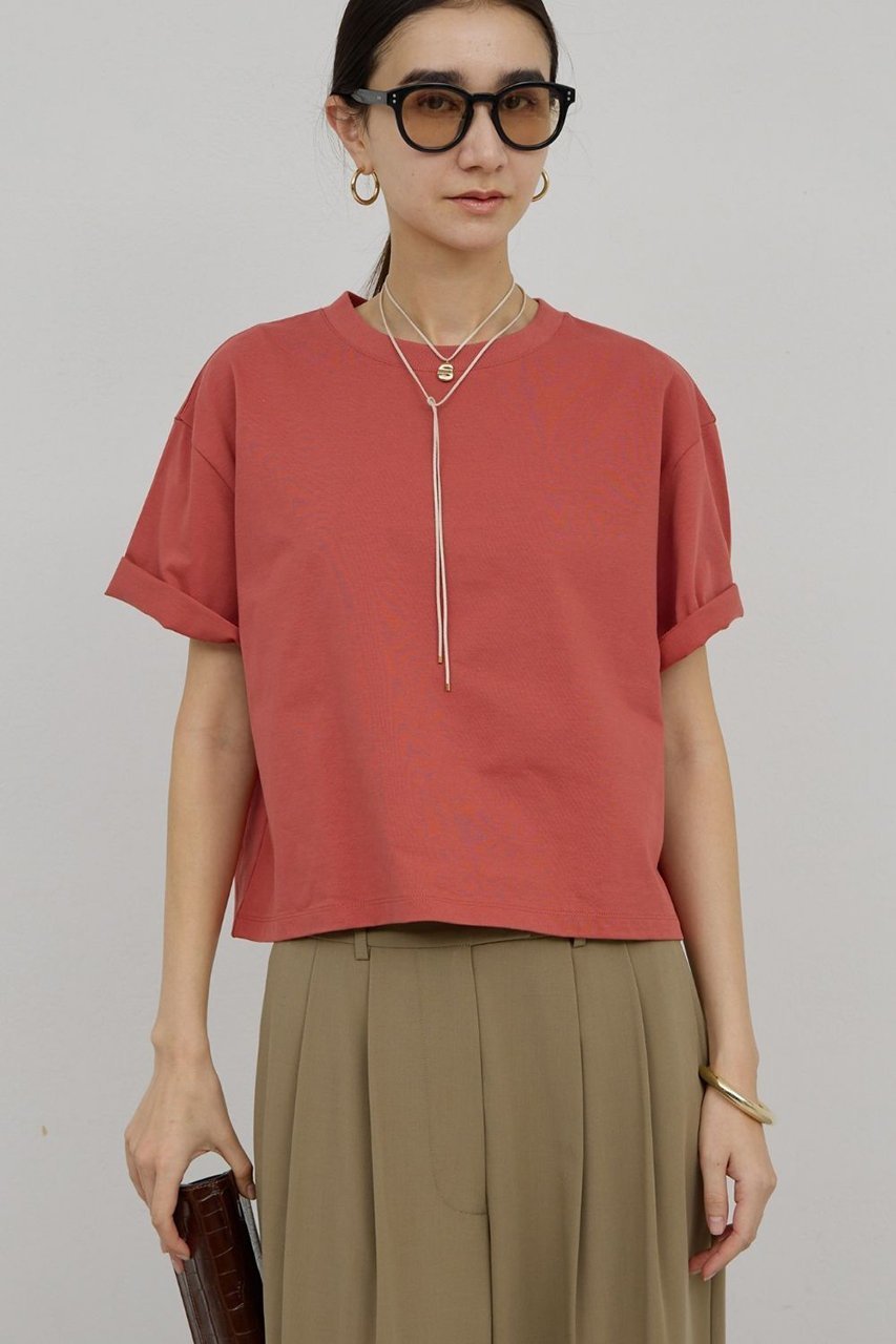 【ガリャルダガランテ/GALLARDAGALANTE】のクロップドTee 人気、トレンドファッション・服の通販 founy(ファニー) 　ファッション　Fashion　レディースファッション　Fashion for Women　トップス・カットソー　Cut & Sew Tops　シャツ・ブラウス・オフィスカジュアル　Elegant Blouses & Button-Ups　ロングTシャツ・Tシャツ　Longline T-Shirts & Tees　カットソー・ベーシックTシャツ　Cut-and-Sewn Tops / Stretch Tees & Basics　インナー　Innerwear　カットソー　Cut and Sewn Top　クロップド　Cropped, Short Length　コンパクト　Compact, Small Size　ショート　Short, Short Length　スリーブ　Sleeve, Long Sleeve / Short Sleeve　バランス　Balance, Style Balance　フィット　Fit, Slim Fit　新作・新入荷　New Arrivals / New In　other-5|ID: prp329100004933042 ipo3291000000037026745