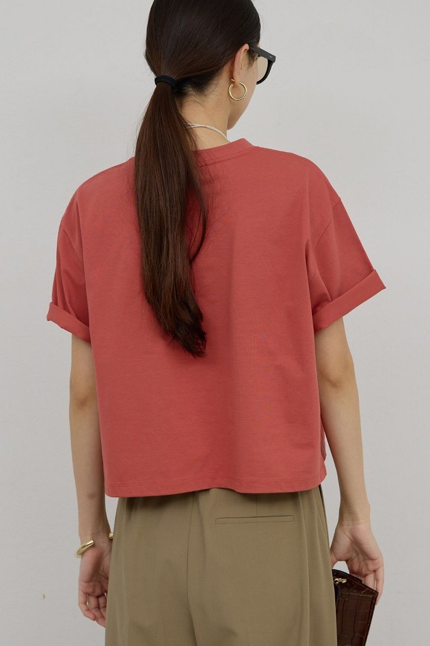 【ガリャルダガランテ/GALLARDAGALANTE】のクロップドTee 人気、トレンドファッション・服の通販 founy(ファニー) 　ファッション　Fashion　レディースファッション　Fashion for Women　トップス・カットソー　Cut & Sew Tops　シャツ・ブラウス・オフィスカジュアル　Elegant Blouses & Button-Ups　ロングTシャツ・Tシャツ　Longline T-Shirts & Tees　カットソー・ベーシックTシャツ　Cut-and-Sewn Tops / Stretch Tees & Basics　インナー　Innerwear　カットソー　Cut and Sewn Top　クロップド　Cropped, Short Length　コンパクト　Compact, Small Size　ショート　Short, Short Length　スリーブ　Sleeve, Long Sleeve / Short Sleeve　バランス　Balance, Style Balance　フィット　Fit, Slim Fit　新作・新入荷　New Arrivals / New In　other-7|ID: prp329100004933042 ipo3291000000037026747