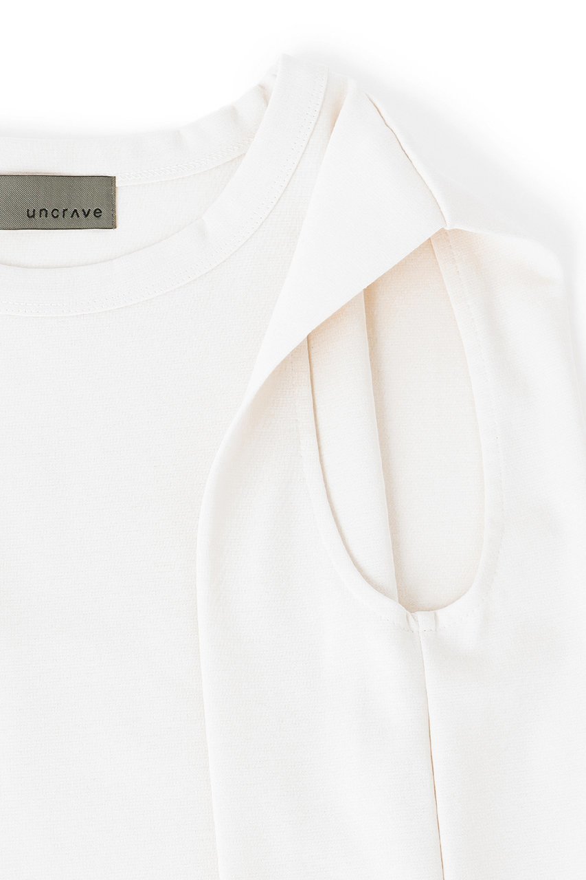 【アンクレイヴ/uncrave】のダブルフェイスジャージー ノースリーブカットソー 人気、トレンドファッション・服の通販 founy(ファニー) 　ファッション　Fashion　レディースファッション　Fashion for Women　トップス・カットソー　Cut & Sew Tops　キャミソール&ノースリーブ　Camisoles & Sleeveless Tops　シャツ・ブラウス・オフィスカジュアル　Elegant Blouses & Button-Ups　ロングTシャツ・Tシャツ　Longline T-Shirts & Tees　カットソー・ベーシックTシャツ　Cut-and-Sewn Tops / Stretch Tees & Basics　カットソー　Cut and Sewn Top　キャミソール　Camisole, Spaghetti Strap Top　ショルダー　Shoulder, Shoulder Strap　シルケット　Silket, Silky Cotton　タンク　Tank Top, Sleeveless Top　ダブル　Double, Double-Breasted　ノースリーブ　Sleeveless, No-Sleeve　フェイス　Face, Facial Design　定番　Standard, Basic Item　other-3|ID: prp329100004933048 ipo3291000000037026785