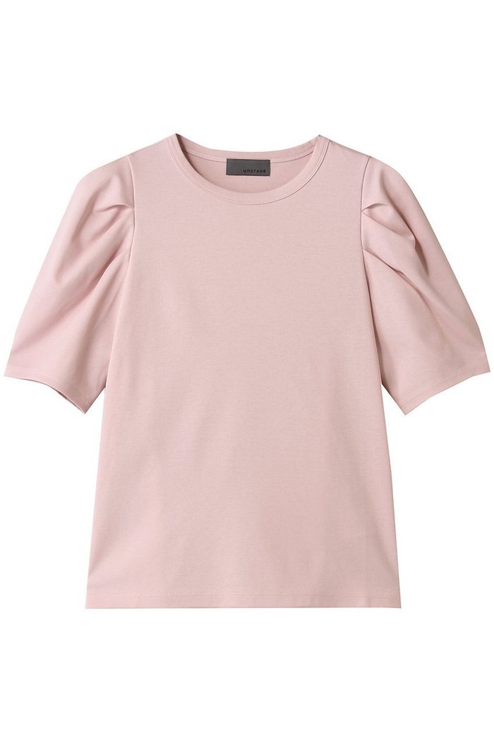 【アンクレイヴ/uncrave】のダブルフェイスジャージー ボリュームスリーブカットソー インテリア・キッズ・メンズ・レディースファッション・服の通販 founy(ファニー) https://founy.com/ ファッション Fashion レディースファッション Fashion for Women トップス・カットソー Cut & Sew Tops シャツ・ブラウス・オフィスカジュアル Elegant Blouses & Button-Ups ロングTシャツ・Tシャツ Longline T-Shirts & Tees カットソー・ベーシックTシャツ Cut-and-Sewn Tops / Stretch Tees & Basics ボリューム袖・フリルスリーブブラウス Voluminous & Ruffle Sleeves / Puffy Sleeve Tops カットソー Cut and Sewn Top コンパクト Compact, Small Size ショート Short, Short Length シルケット Silket, Silky Cotton スリーブ Sleeve, Long Sleeve / Short Sleeve トレンド Trend, Trending Now モダン Modern, Contemporary 再入荷 Restock / Back in Stock |ID: prp329100004933050 ipo3291000000037026788