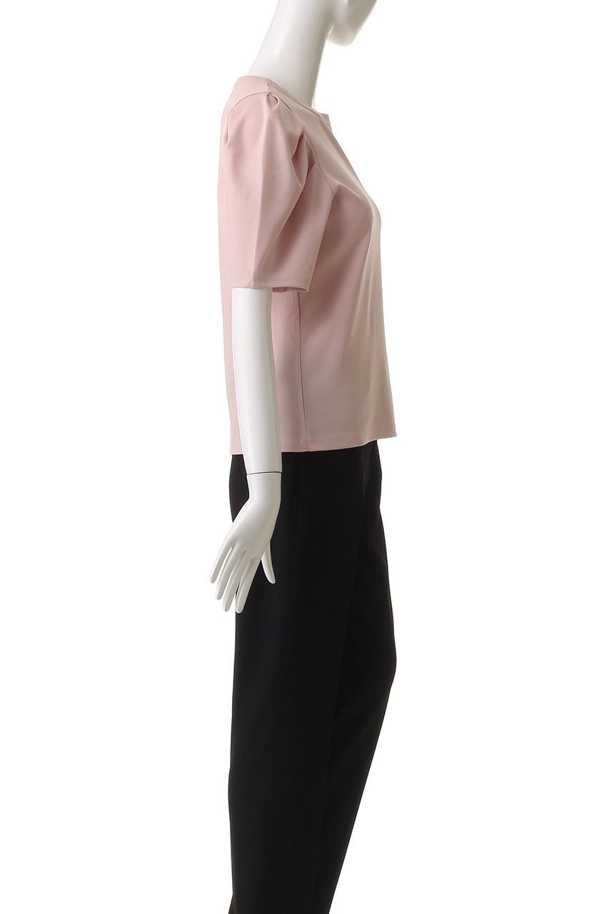 【アンクレイヴ/uncrave】のダブルフェイスジャージー ボリュームスリーブカットソー 人気、トレンドファッション・服の通販 founy(ファニー) 　ファッション　Fashion　レディースファッション　Fashion for Women　トップス・カットソー　Cut & Sew Tops　シャツ・ブラウス・オフィスカジュアル　Elegant Blouses & Button-Ups　ロングTシャツ・Tシャツ　Longline T-Shirts & Tees　カットソー・ベーシックTシャツ　Cut-and-Sewn Tops / Stretch Tees & Basics　ボリューム袖・フリルスリーブブラウス　Voluminous & Ruffle Sleeves / Puffy Sleeve Tops　カットソー　Cut and Sewn Top　コンパクト　Compact, Small Size　ショート　Short, Short Length　シルケット　Silket, Silky Cotton　スリーブ　Sleeve, Long Sleeve / Short Sleeve　トレンド　Trend, Trending Now　モダン　Modern, Contemporary　other-3|ID: prp329100004933050 ipo3291000000037026801