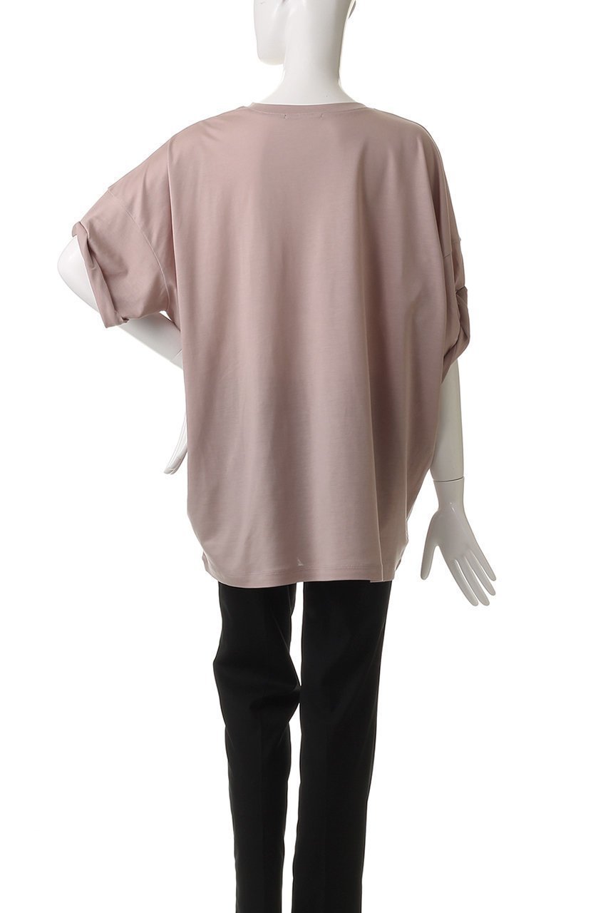【ミズイロ インド/mizuiro ind】のroll up slv wide T Tシャツ 人気、トレンドファッション・服の通販 founy(ファニー) 　ファッション　Fashion　レディースファッション　Fashion for Women　トップス・カットソー　Cut & Sew Tops　シャツ・ブラウス・オフィスカジュアル　Elegant Blouses & Button-Ups　ロングTシャツ・Tシャツ　Longline T-Shirts & Tees　カットソー・ベーシックTシャツ　Cut-and-Sewn Tops / Stretch Tees & Basics　なめらか　Smooth, Silky Texture　ショート　Short, Short Length　スリーブ　Sleeve, Long Sleeve / Short Sleeve　ロールアップ　Roll-Up, Cuffed Hem　ワイド　Wide, Wide Fit　夏　Summer　定番　Standard, Basic Item　春　Spring　S/S・春夏　SS, Spring/Summer, Warm Season　other-4|ID: prp329100004933053 ipo3291000000037026823
