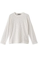 【ミズイロ インド/mizuiro ind】のburn out dots print long T Tシャツ 人気、トレンドファッション・服の通販 founy(ファニー) ファッション Fashion レディースファッション Fashion for Women トップス・カットソー Cut & Sew Tops シャツ・ブラウス・オフィスカジュアル Elegant Blouses & Button-Ups ロングTシャツ・Tシャツ Longline T-Shirts & Tees カットソー・ベーシックTシャツ Cut-and-Sewn Tops / Stretch Tees & Basics インナー Innerwear スリーブ Sleeve, Long Sleeve / Short Sleeve ドット Polka Dot, Dot Pattern フィット Fit, Slim Fit ランダム Random, Irregular ロング Long, Long-Length |ID:prp329100004933055