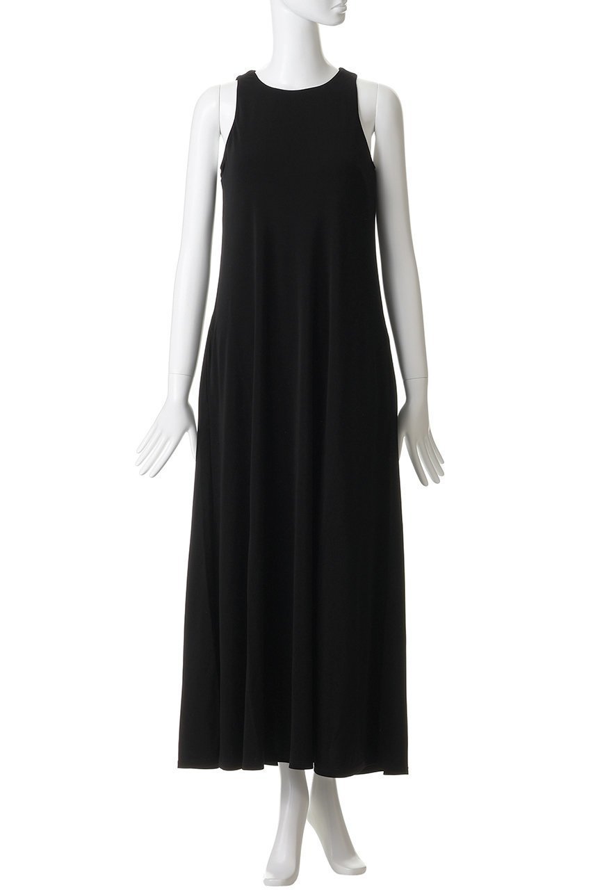 【マックスマーラ/Max Mara】の【MM】BOSSO ノースリーブジャージードレス 人気、トレンドファッション・服の通販 founy(ファニー) 　ファッション　Fashion　レディースファッション　Fashion for Women　ワンピース　Dresses　フォーマル・パーティードレス・結婚式用ドレス　Elegant & Casual Dresses　チュニック　Tunic Tops & Dresses　シンプル　Simple, Minimal　チュニック　Tunic, Long Top　ドレス　Dress, One-Piece　ドレープ　Drape, Draping Fabric　ノースリーブ　Sleeveless, No-Sleeve　リゾート　Resort, Vacation Style　ロング　Long, Long-Length　新作・新入荷　New Arrivals / New In　other-2|ID: prp329100004933059 ipo3291000000037026864