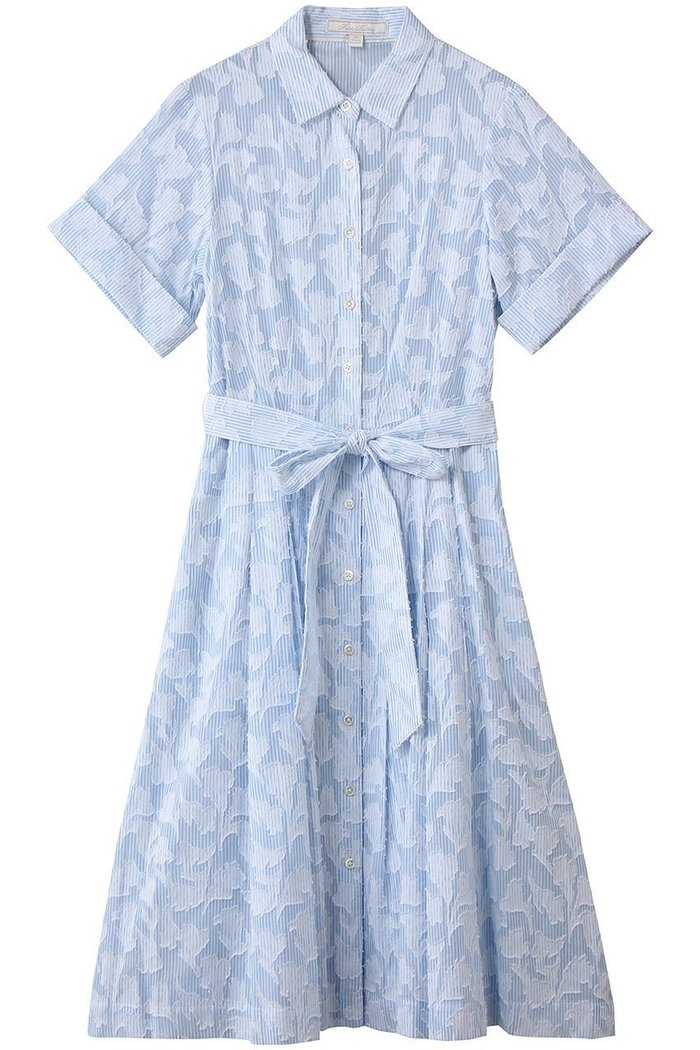 【ブルックス ブラザーズ/Brooks Brothers】のコットン ジャカード ショートスリーブシャツドレス インテリア・キッズ・メンズ・レディースファッション・服の通販 founy(ファニー) https://founy.com/ ファッション Fashion レディースファッション Fashion for Women ワンピース Dresses フォーマル・パーティードレス・結婚式用ドレス Elegant & Casual Dresses チュニック Tunic Tops & Dresses クラシカル Classical, Vintage-Inspired ジャカード／ジャガード Jacquard, Woven Pattern ストライプ Stripe, Striped Pattern チュニック Tunic, Long Top ドレス Dress, One-Piece 新作・新入荷 New Arrivals / New In |ID: prp329100004933072 ipo3291000000037026940