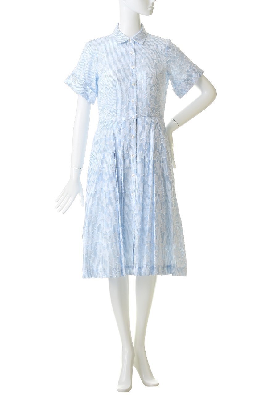 【ブルックス ブラザーズ/Brooks Brothers】のコットン ジャカード ショートスリーブシャツドレス 人気、トレンドファッション・服の通販 founy(ファニー) 　ファッション　Fashion　レディースファッション　Fashion for Women　ワンピース　Dresses　フォーマル・パーティードレス・結婚式用ドレス　Elegant & Casual Dresses　チュニック　Tunic Tops & Dresses　クラシカル　Classical, Vintage-Inspired　ジャカード／ジャガード　Jacquard, Woven Pattern　ストライプ　Stripe, Striped Pattern　チュニック　Tunic, Long Top　ドレス　Dress, One-Piece　新作・新入荷　New Arrivals / New In　other-6|ID: prp329100004933072 ipo3291000000037026947