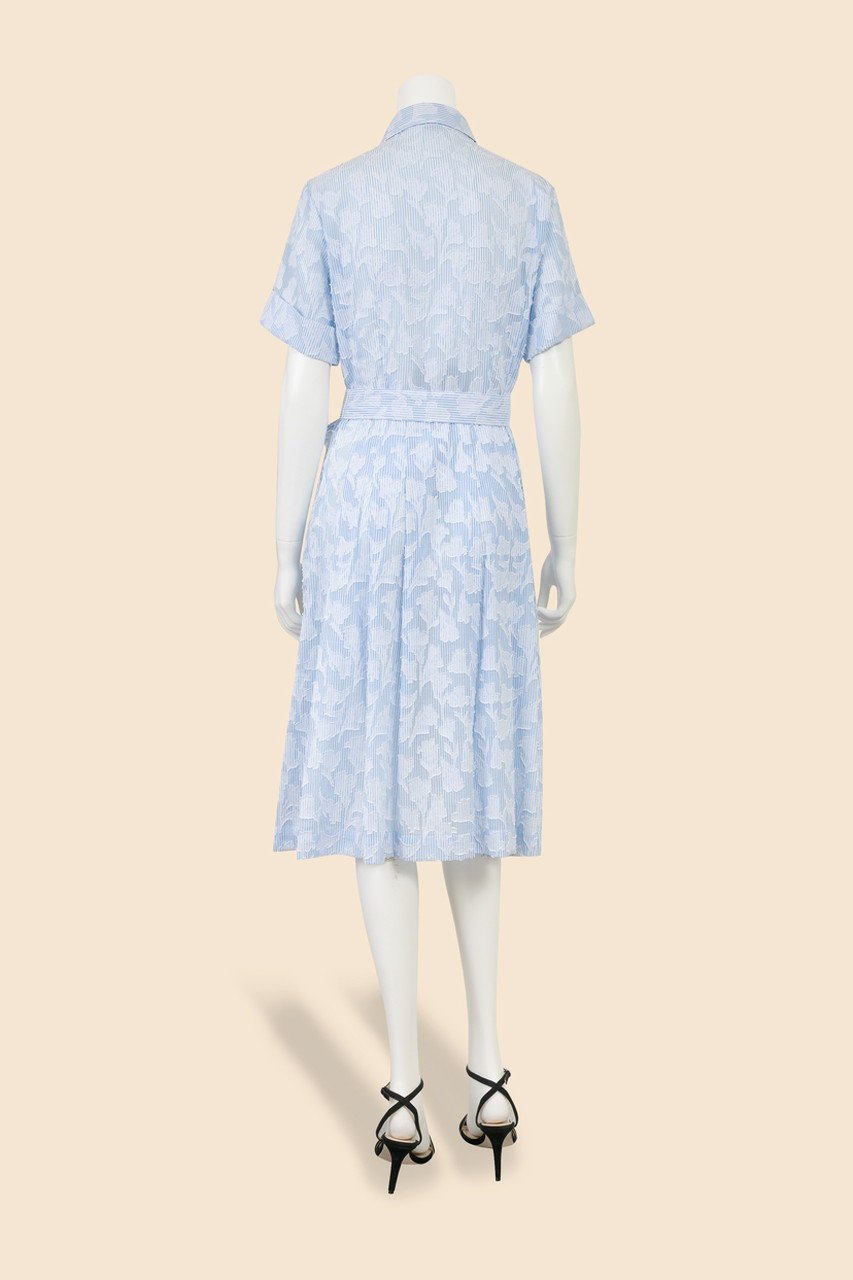 【ブルックス ブラザーズ/Brooks Brothers】のコットン ジャカード ショートスリーブシャツドレス 人気、トレンドファッション・服の通販 founy(ファニー) 　ファッション　Fashion　レディースファッション　Fashion for Women　ワンピース　Dresses　フォーマル・パーティードレス・結婚式用ドレス　Elegant & Casual Dresses　チュニック　Tunic Tops & Dresses　クラシカル　Classical, Vintage-Inspired　ジャカード／ジャガード　Jacquard, Woven Pattern　ストライプ　Stripe, Striped Pattern　チュニック　Tunic, Long Top　ドレス　Dress, One-Piece　新作・新入荷　New Arrivals / New In　other-8|ID: prp329100004933072 ipo3291000000037026949