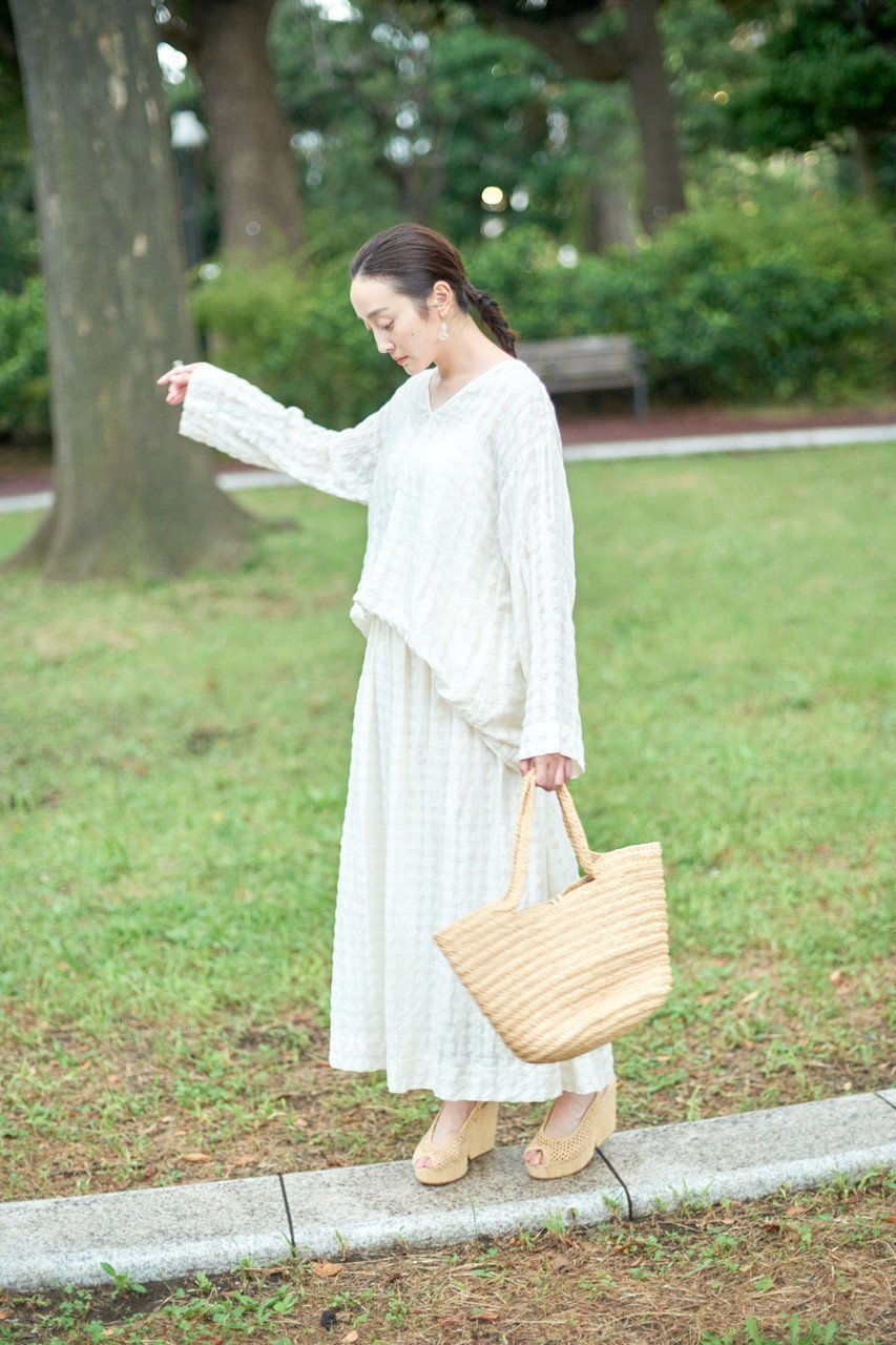 【プリスティン/PRISTINE】のシャドウチェックVネックフレアチュニック 人気、トレンドファッション・服の通販 founy(ファニー) 　ファッション　Fashion　レディースファッション　Fashion for Women　ワンピース　Dresses　チュニック　Tunic Tops & Dresses　エアリー　Airy Texture　チュニック　Tunic, Long Top　フレア　Flare, Flared　エレガント 上品　Elegant　夏　Summer　新作・新入荷　New Arrivals / New In　春　Spring　S/S・春夏　SS, Spring/Summer, Warm Season　other-6|ID: prp329100004933073 ipo3291000000037026959