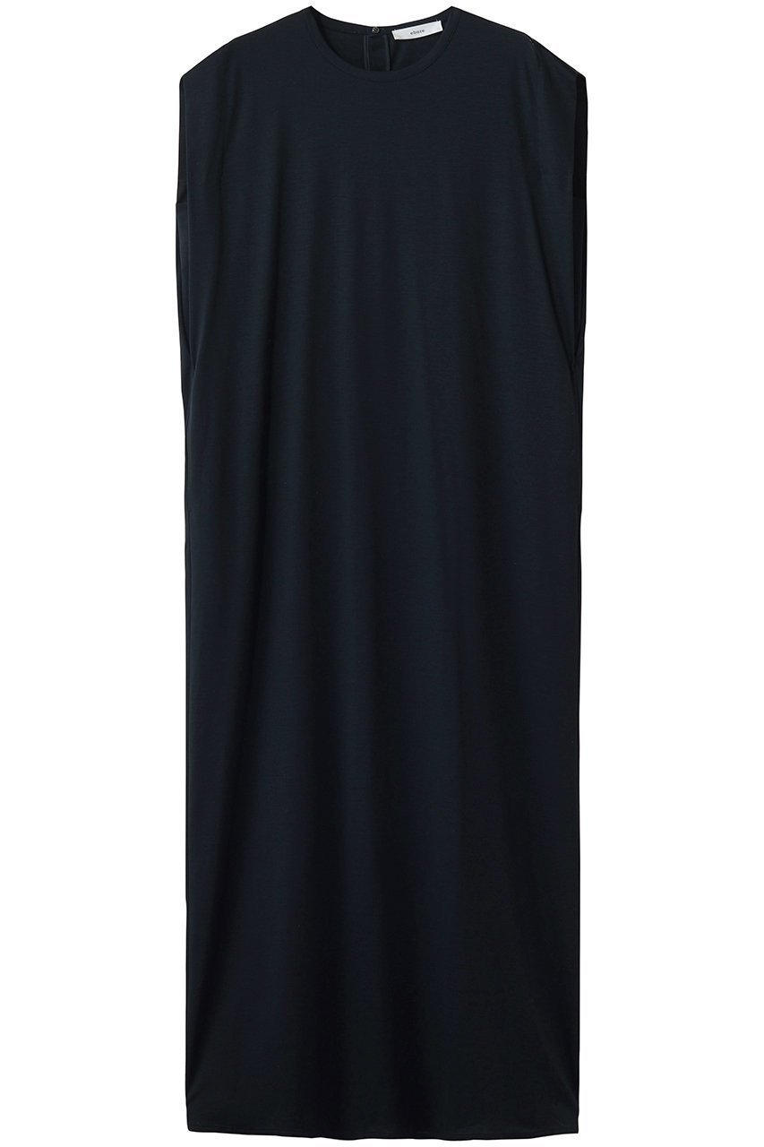 【エブール/ebure】の【4/24 0:00販売開始】ソフトドレープ Iラインワンピース インテリア・キッズ・メンズ・レディースファッション・服の通販 founy(ファニー) 　ファッション　Fashion　レディースファッション　Fashion for Women　ワンピース　Dresses　チュニック　Tunic Tops & Dresses　なめらか　Smooth, Silky Texture　ストレート　Straight, Straight Cut　チュニック　Tunic, Long Top　パイピング　Piping, Trim Design　フレア　Flare, Flared　エレガント 上品　Elegant　夏　Summer　ネイビー|ID: prp329100004933076 ipo3291000000037026969